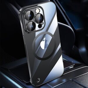 Magnetic Slim Clear Case for iPhone 14 Pro Max Compatible with MagSafe